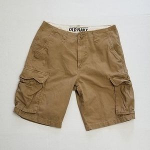 Old Navy Men Tan Cargo Shorts Size 32